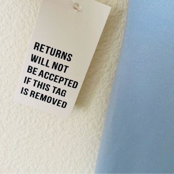 NWT Bumpsuit SMALL The Elle sleeveless maxi dress in Powder Blue - Picture 3 of 5